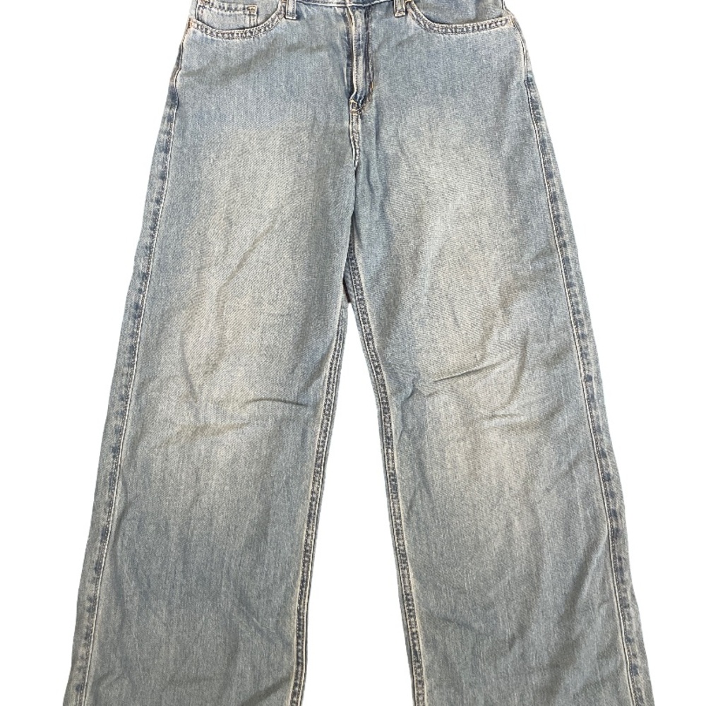Hollister Light Blue High-Rise Vintage Baggy Jeans
